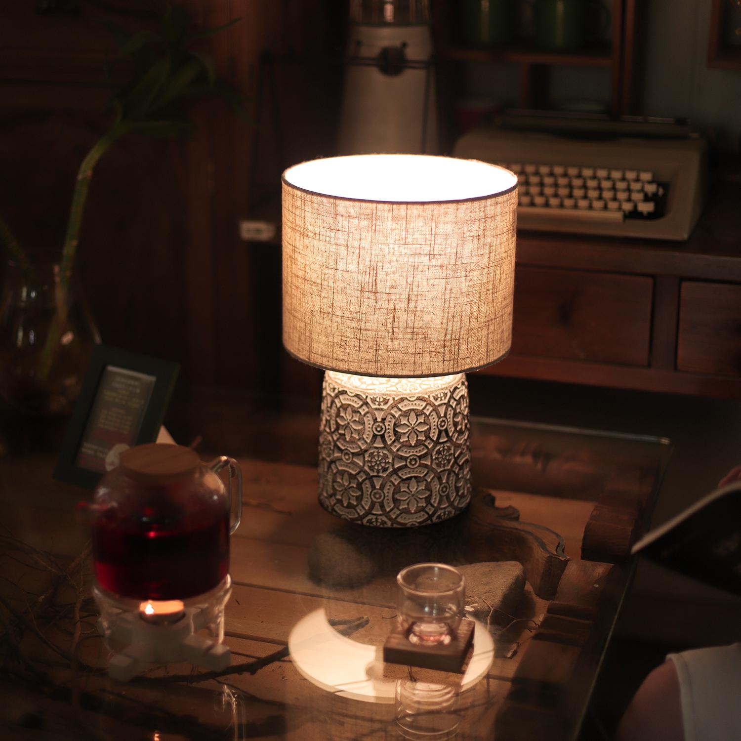 Ceramic Table Lamp (Without Light Source) E14