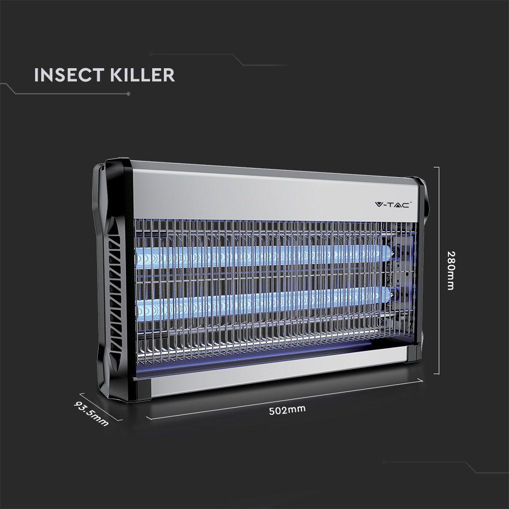 VT-3230 2*15W ELECTRONIC INSECT KILLER (EU PLUG) COVERAGE-100m2