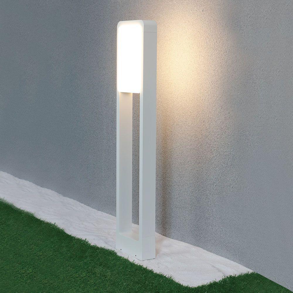 VT-33 10W LED BOLLARD LAMP SAMSUNG CHIP 3000K IP65 WHITE BODY