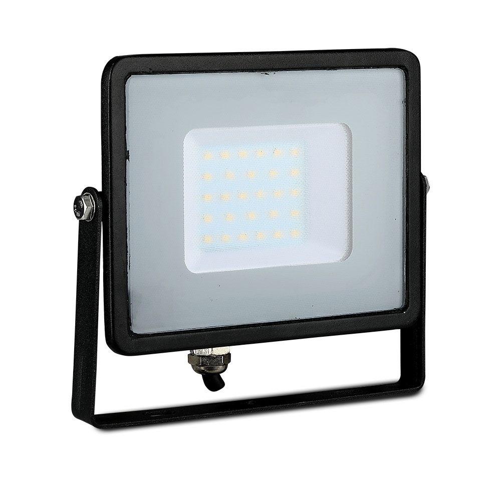 VT-30-1 30W SMD FLOODLIGHT SAMSUNG CHIP & 1M CABLE 4000K BLACK BODY