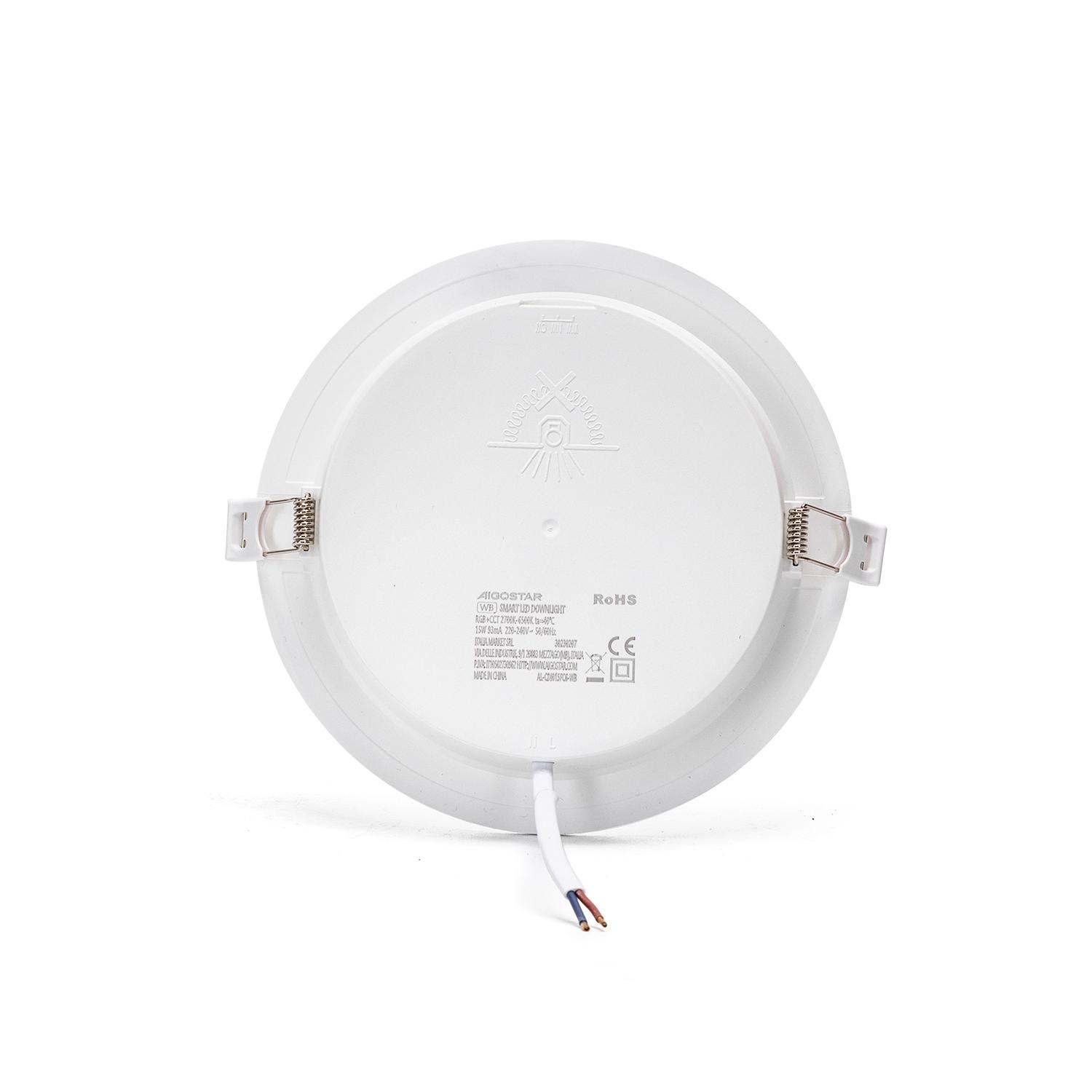 WIFI network configuration and bluetooth assisted Smart LED downlight 15W