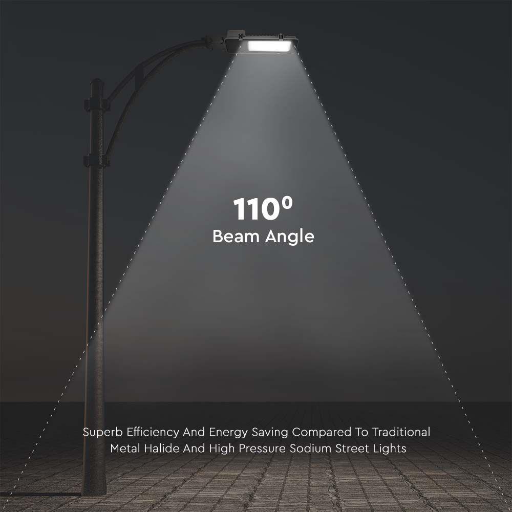 50W Lampa uliczna LED, Chip SAMSUNG, Barwa:6500K, Obudowa: Szara, VTAC, SKU 21528