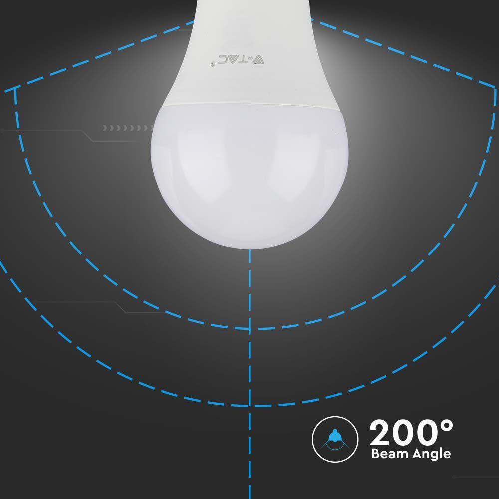 VT-2112 10.5W A60 LED PLASTIC BULB 3000K E27