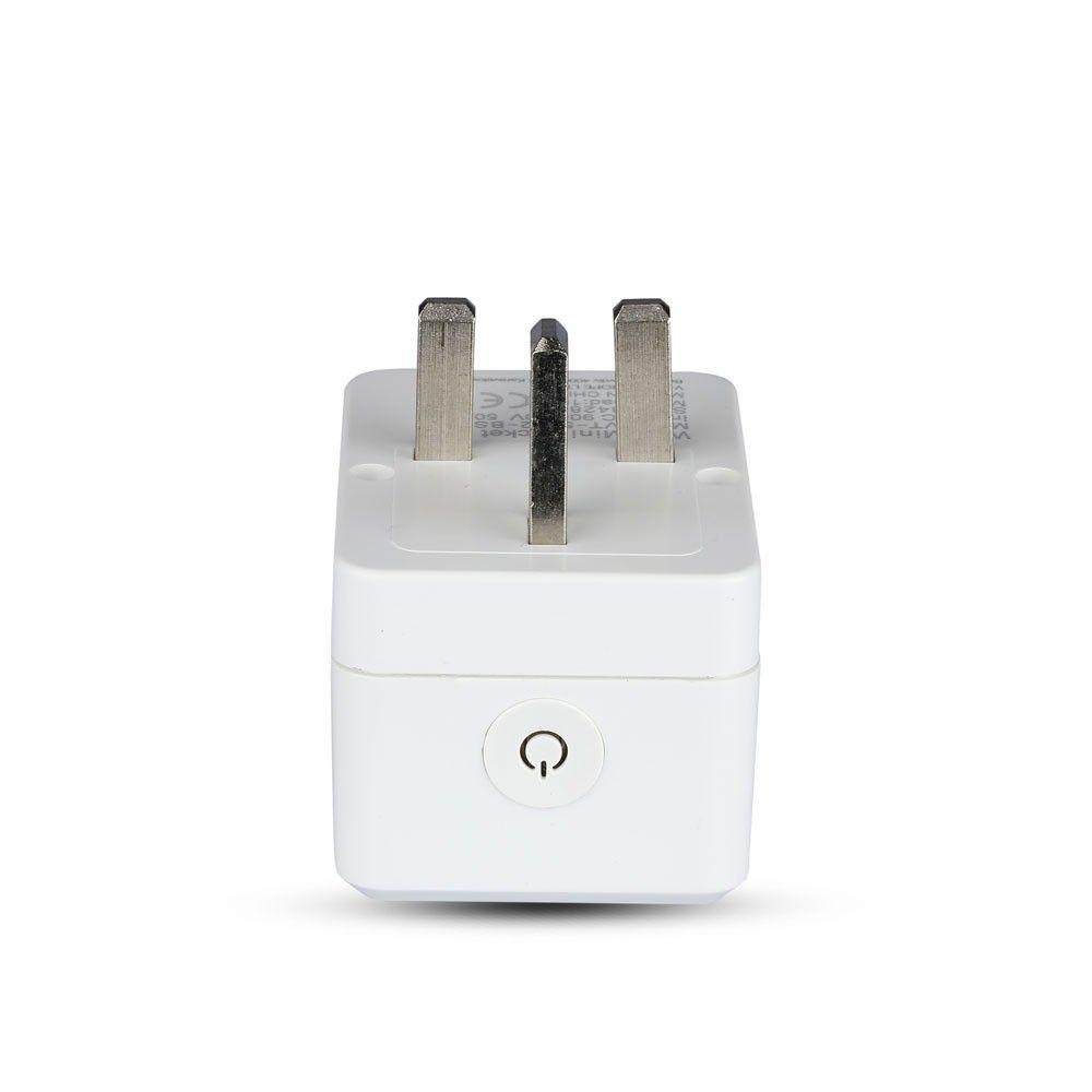 VT-5002-BS WIFI MINI BS PLUG WITH USB-COMPATIBLE WITH ALEXA & GOOGLE HOME