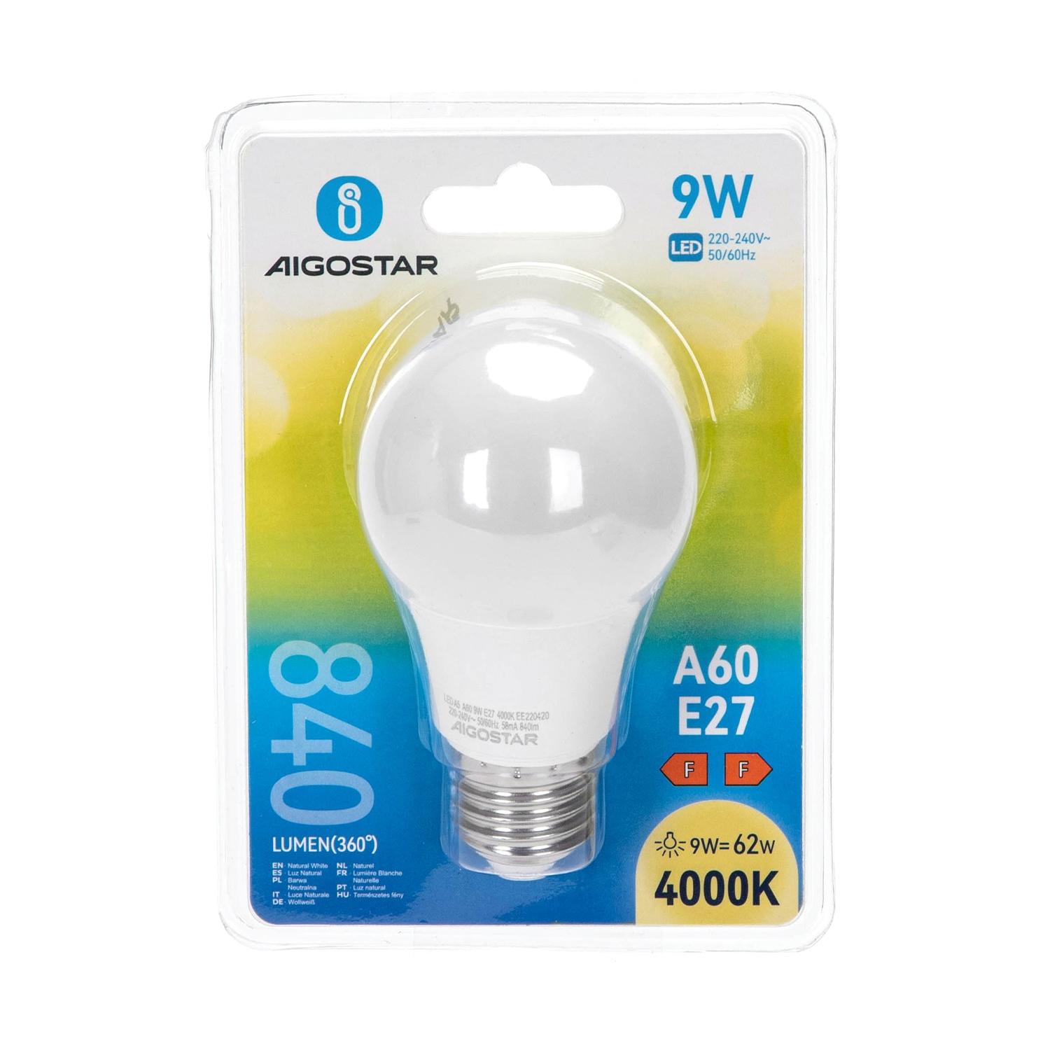 LED E27 9W A60 ( general bulb )