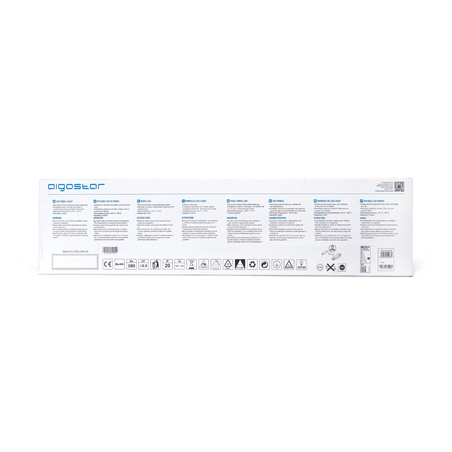 LED Back-lit Panel Light 50W