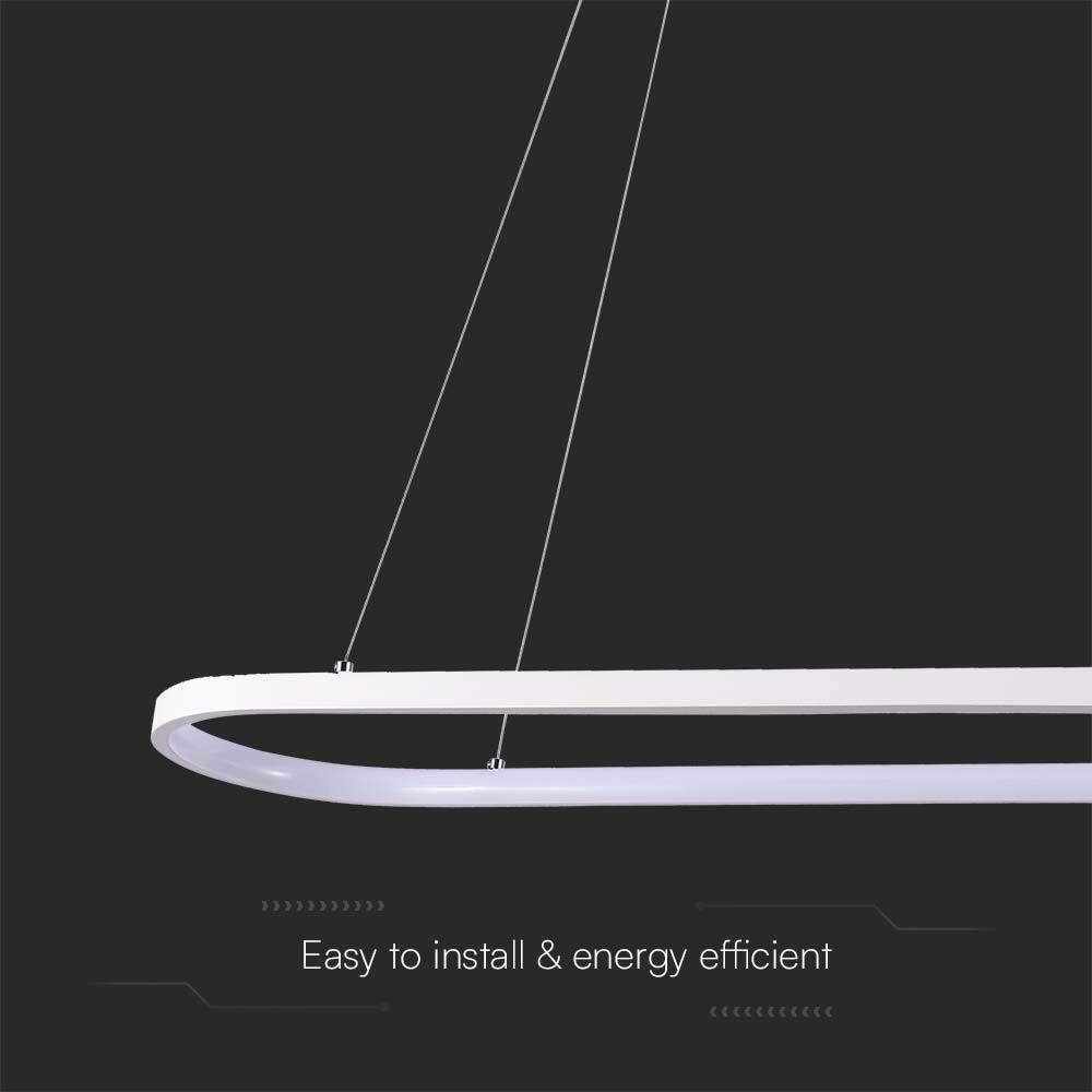 VT-7825 24W LED HANGING LAMP 80x20x100CM 3000K WHITE BODY