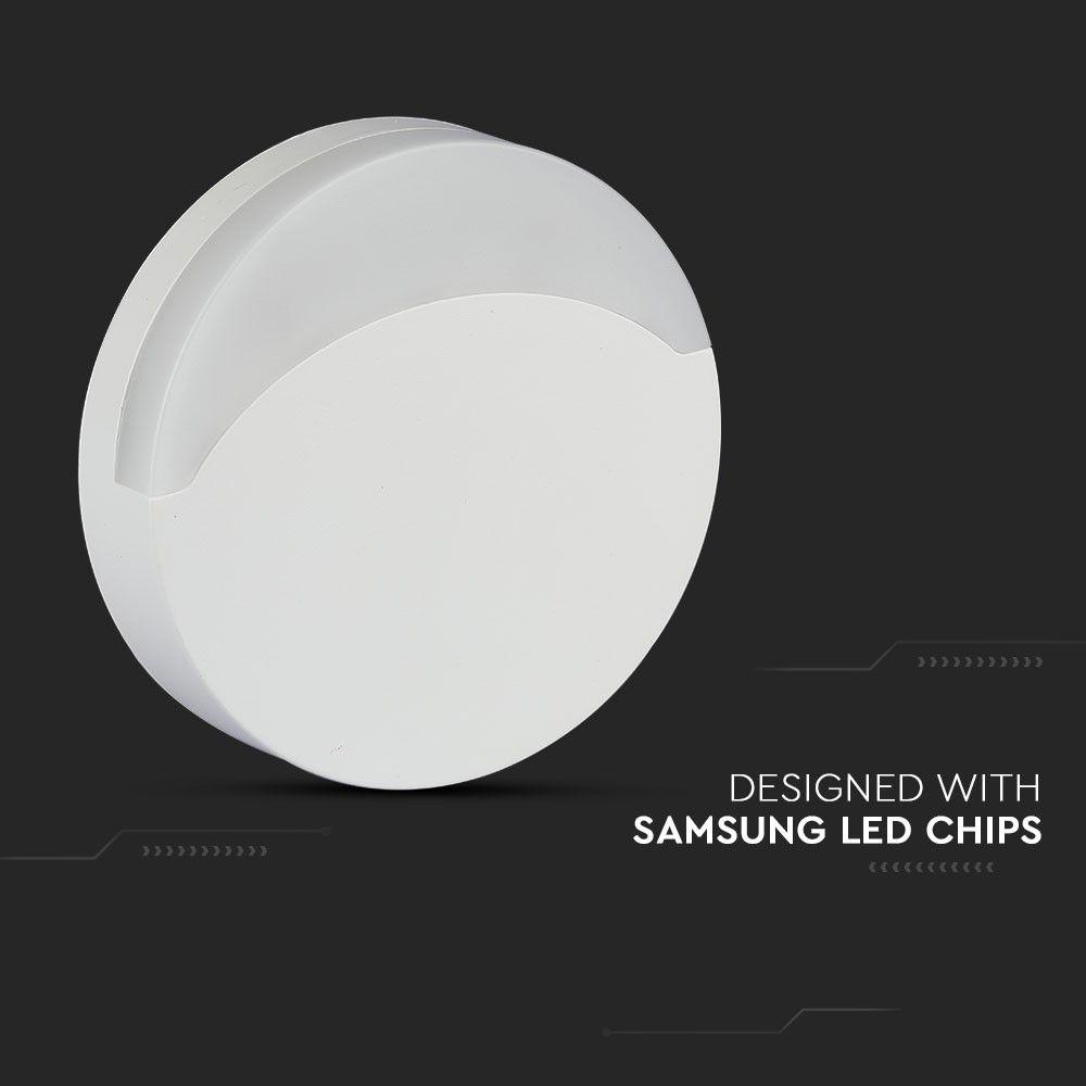 Mini lampka LED, Chip SAMSUNG, Barwa:3000K, Okrągły, VTAC, SKU 824