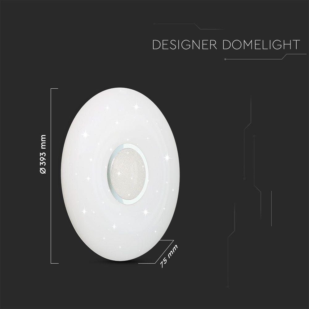 VT-8405 LED 20W/40W/20W DOMELIGHT-REMOTE CONTROL-CCT CHANGING-DIMMABLE-ROUND