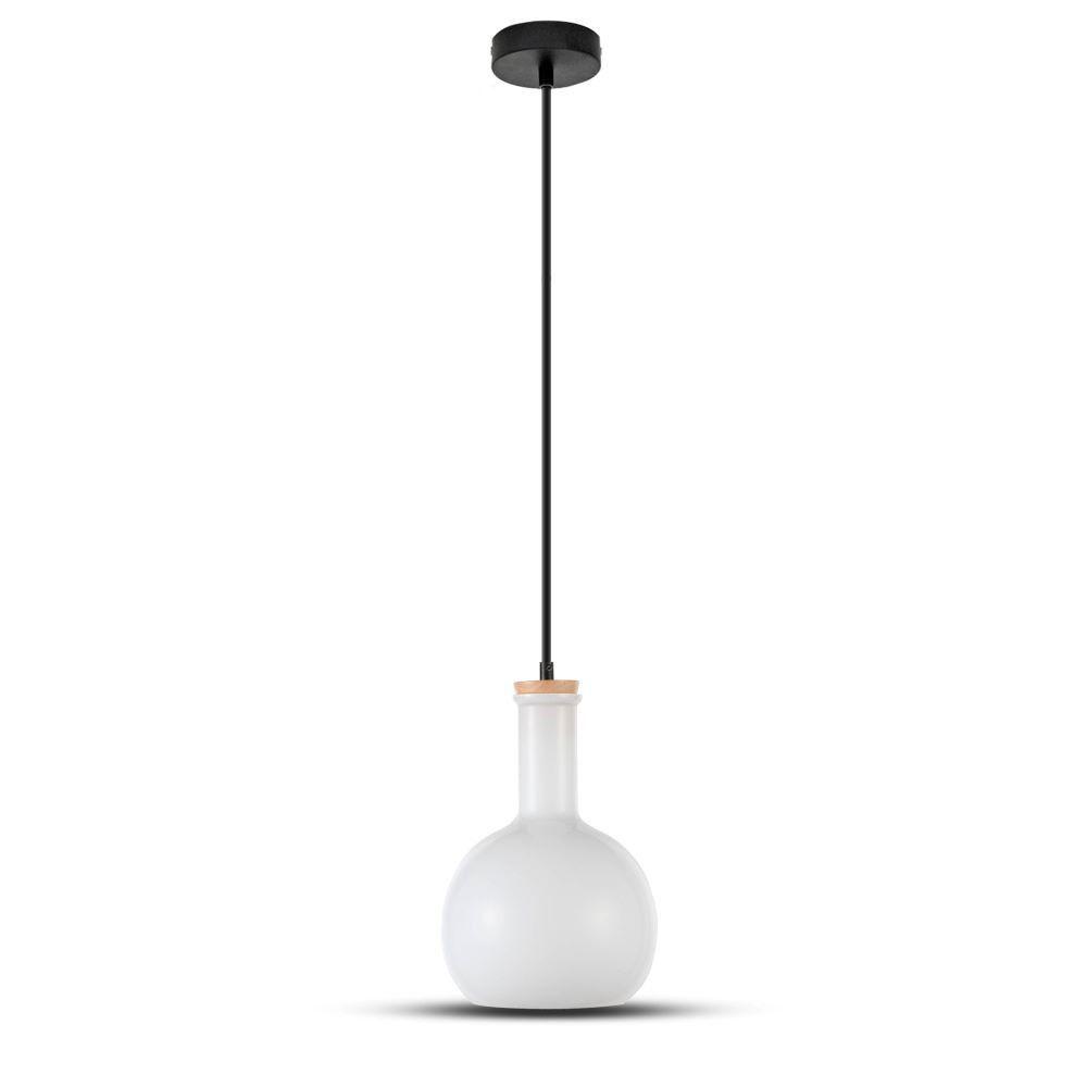 Lampa wisząca, Klosz: Szklany/ Biały, VTAC, SKU 3759