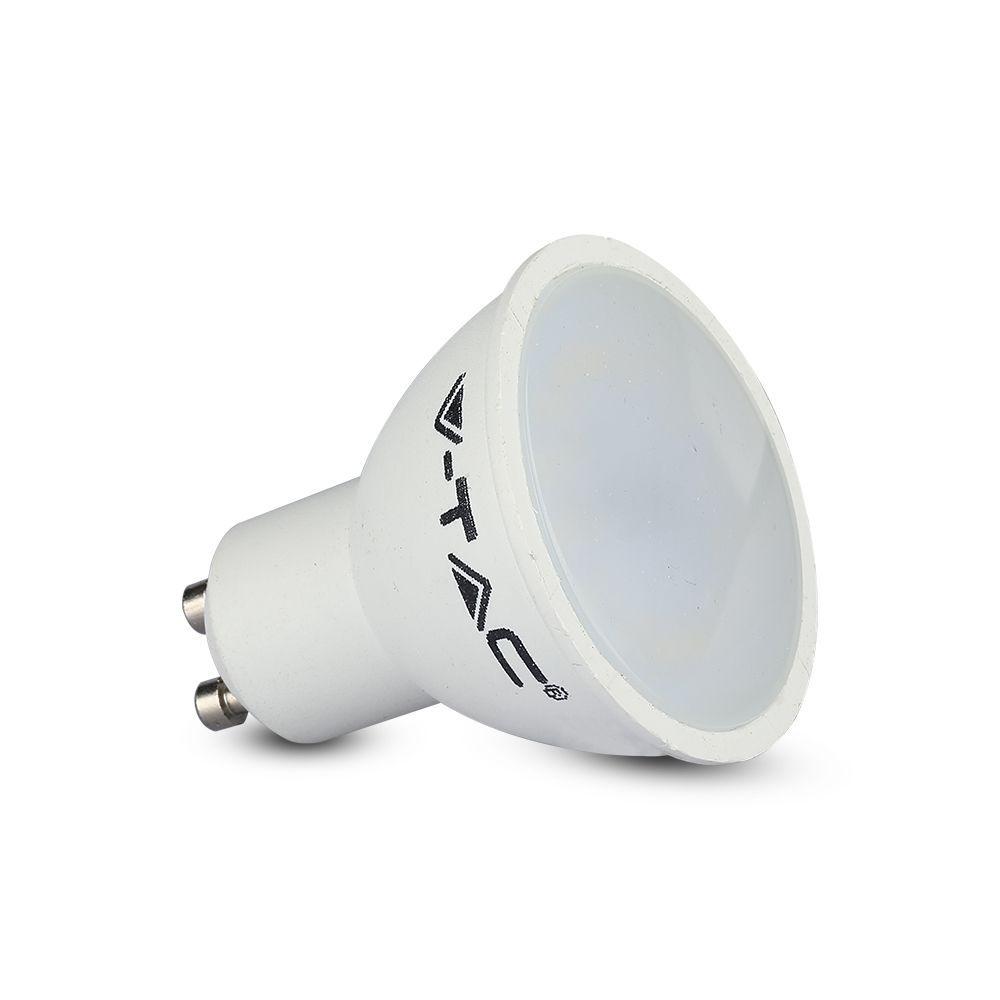 VT-2244 5.5W SMART GU10 PLASTIC SPOTLIGHT MILKY COVER RF CONTROL RGB+3000K DIMMABLE 110'D