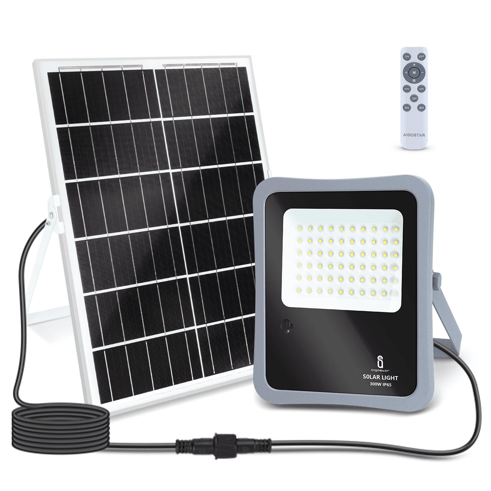 Solarny reflektor LED 300W (300W,6500K,Barwa Zimna,2400lm)