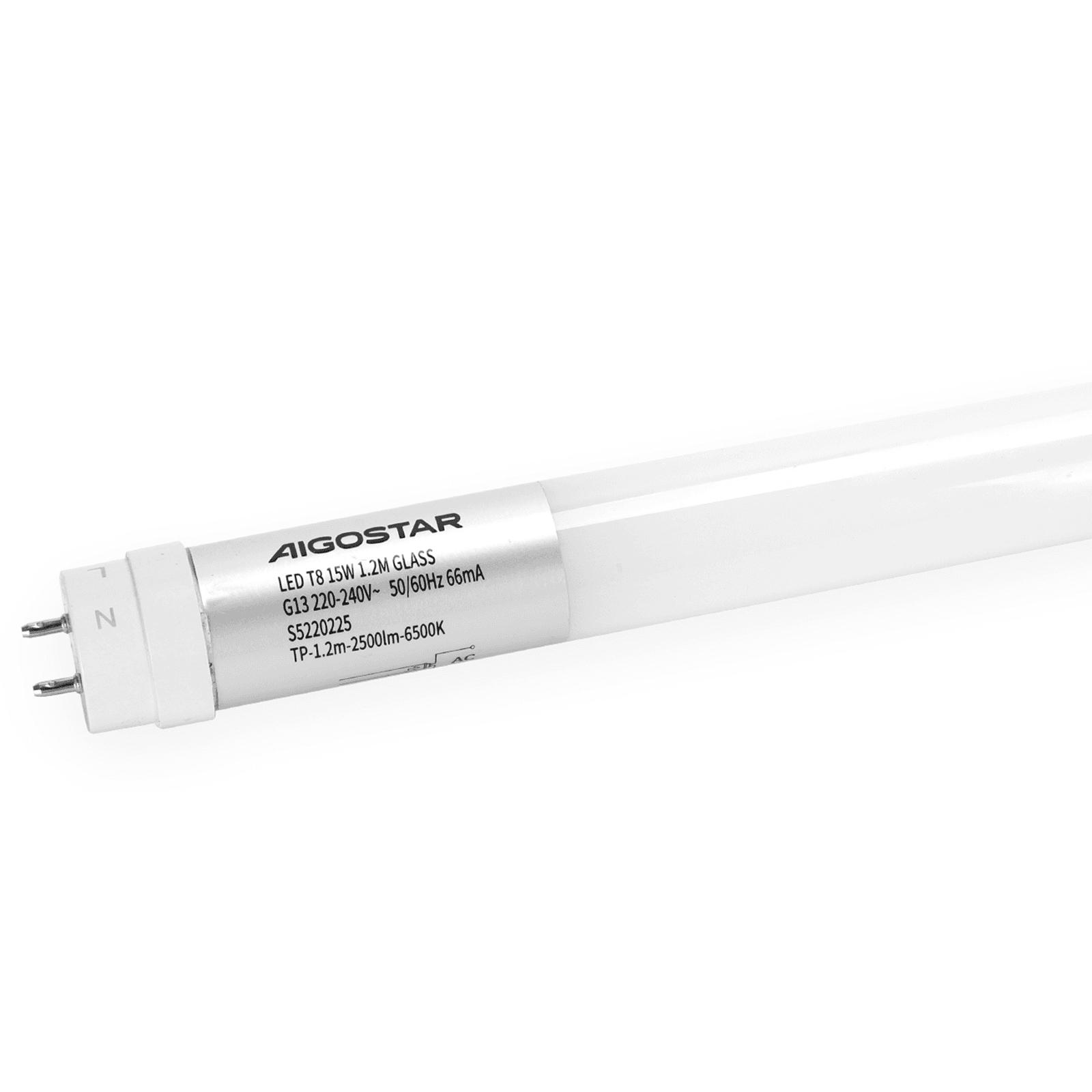 LED Glass T8 Light Tube 1.2m 15W