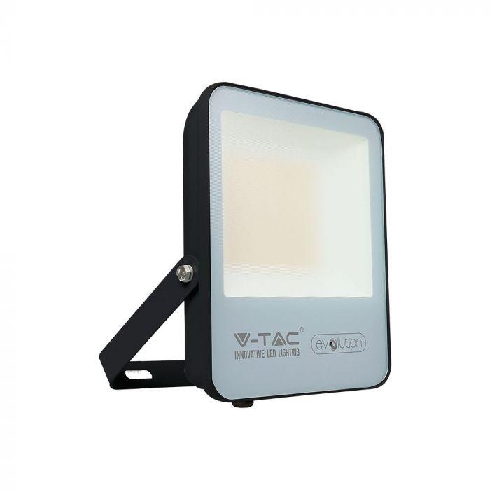 VT-4961 50W LED FLOODLIGHT 3000K BLACK BODY GREY GLASS 150LM/W