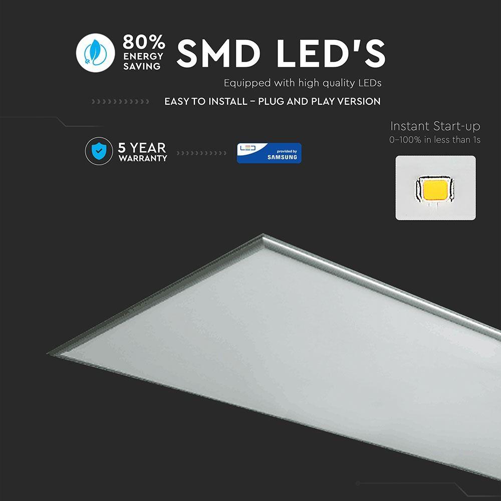 VT-646 45W LED PANEL-1200x600MM-SAMSUNG CHIP 6500K (120LM/W) 5 YRS WTY