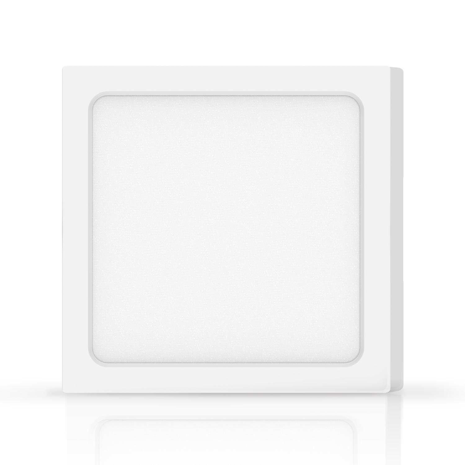 E6 LED  Surface-mounted Square Downlight 18W Natural Light