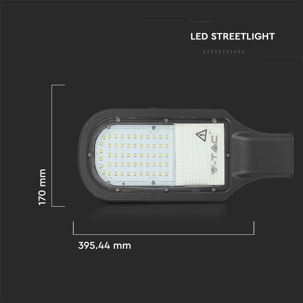 50W Lampa uliczna LED, Chip SAMSUNG, Barwa:4000K, 3 LATA GWARANCJI , VTAC, SKU 539