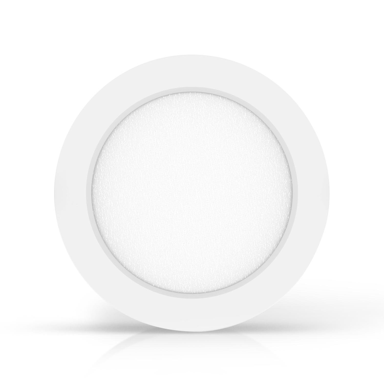 Downlight natynkowy okrągły LED 12W Światło białe