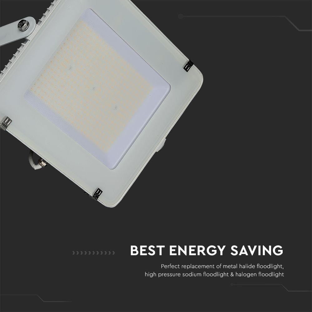 VT-306 300W SMD FLOODLIGHT SAMSUNG CHIP 4000K WHITE BODY WHITE GLASS