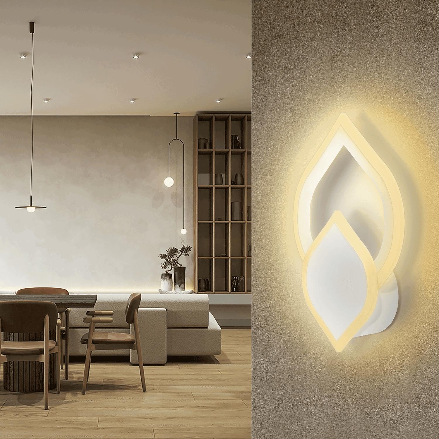 WALL LIGHT PULL ALUMINUM DOUBLE LEAF 2700K