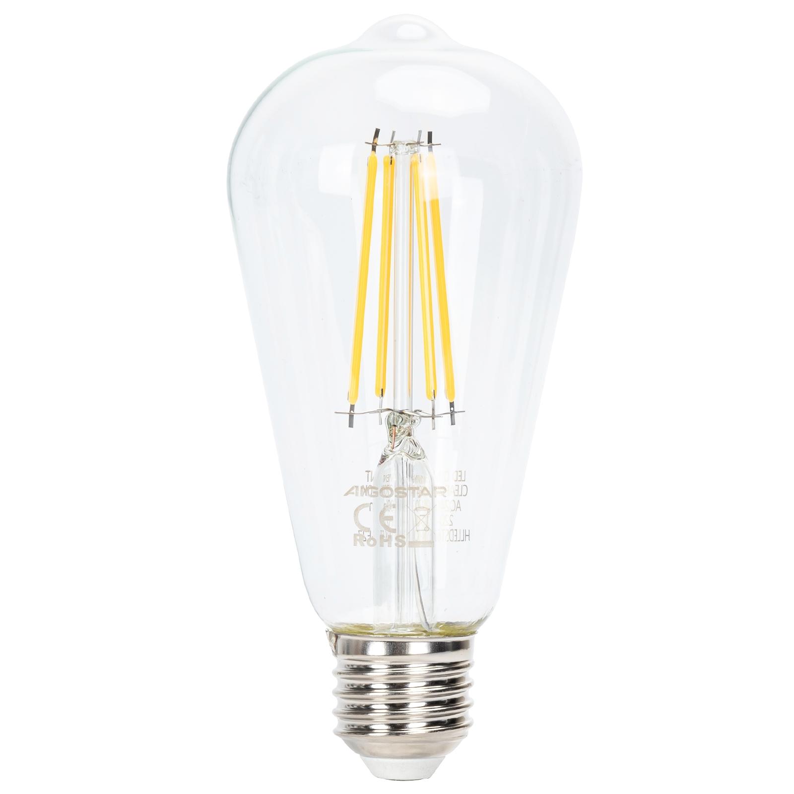 LED E27 ST64 6W Warm light