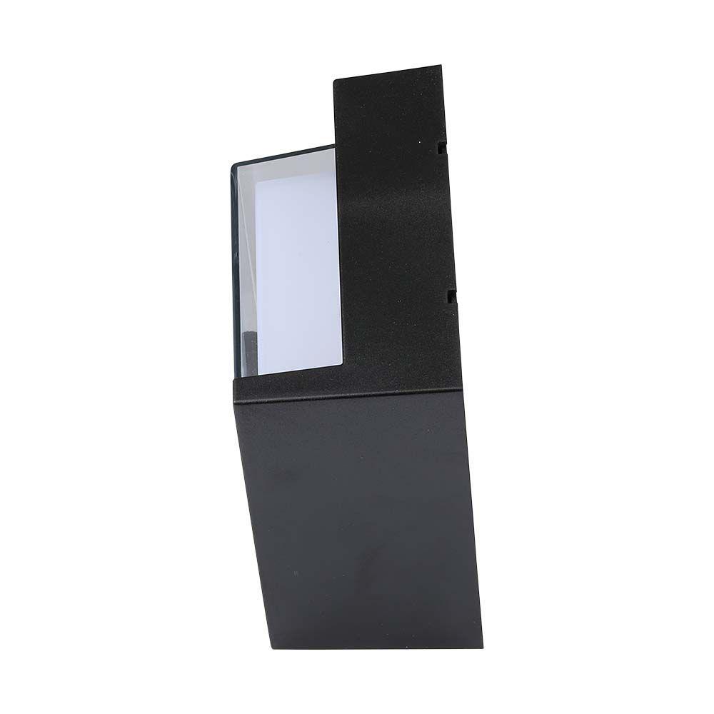 VT-831 7W LED WALL LIGHT CAP COVER 3000K BLACK SQUARE