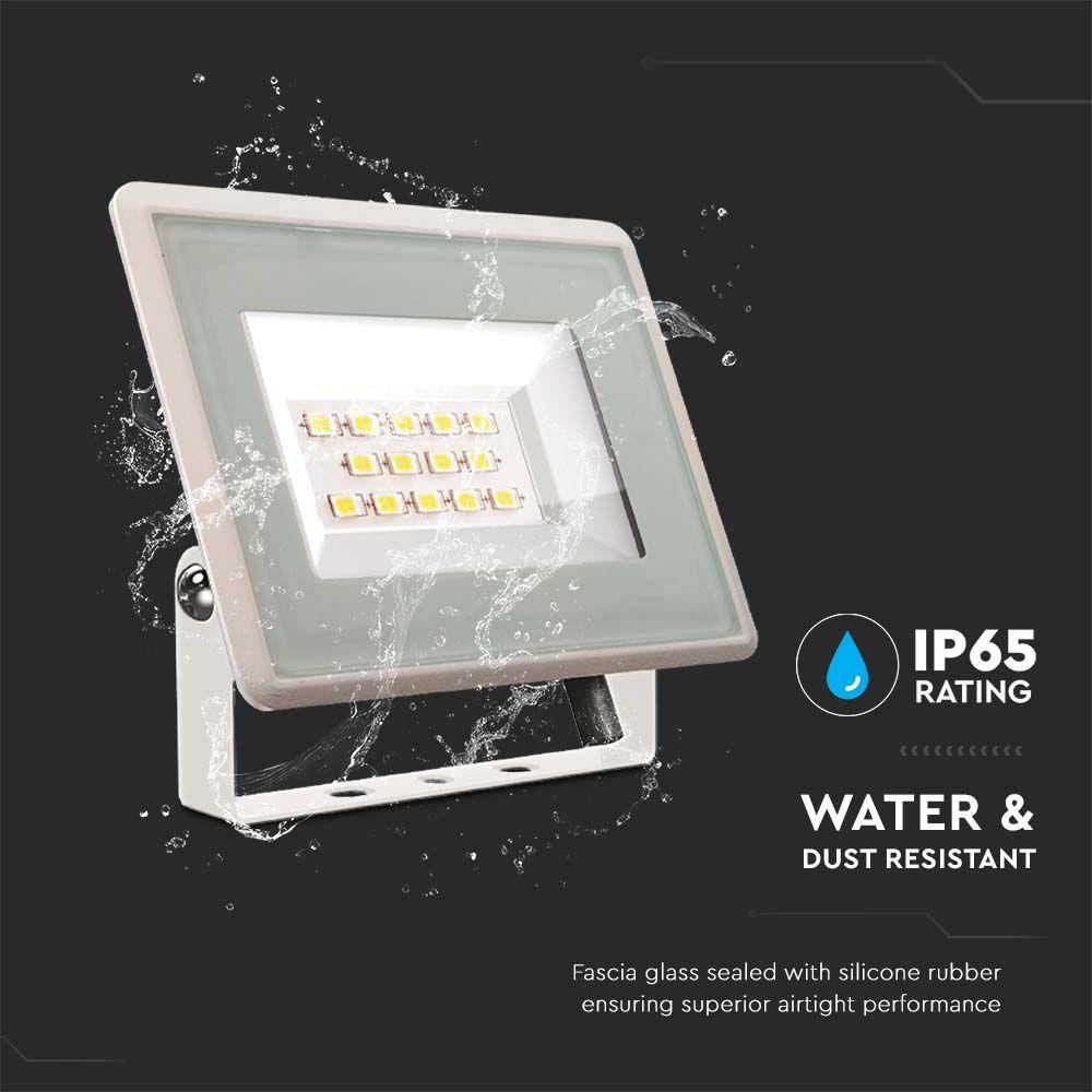 VT-4914 10W SMD FLOODLIGHT F-CLASS 6500K WHITE BODY