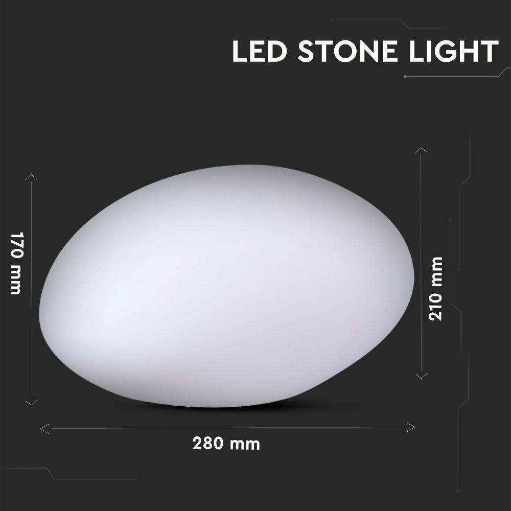 VT-7802 LED STONE LIGHT WITH RGB D:28X21X17CM