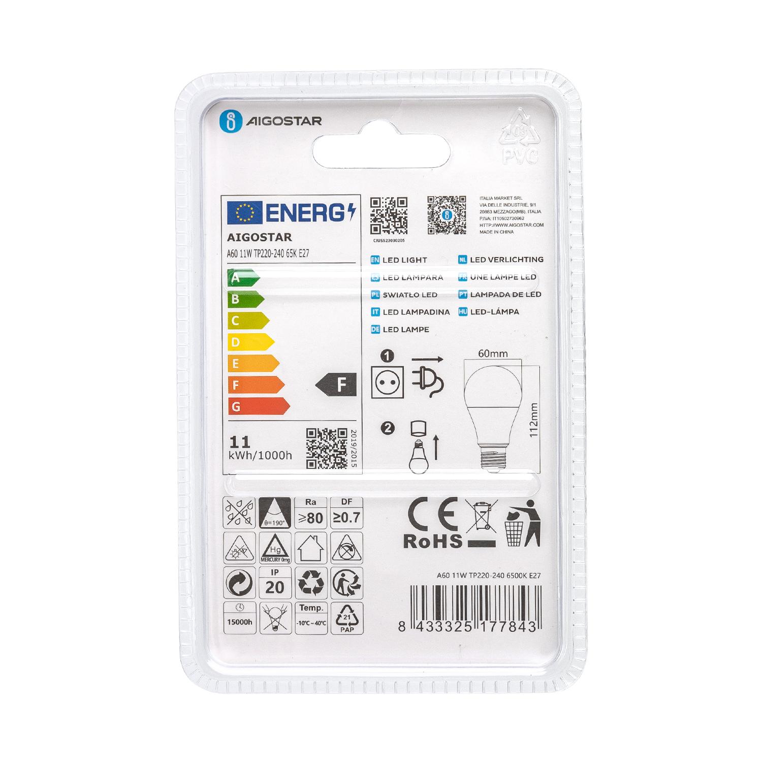 LED E27 11W A60 ( general bulb )