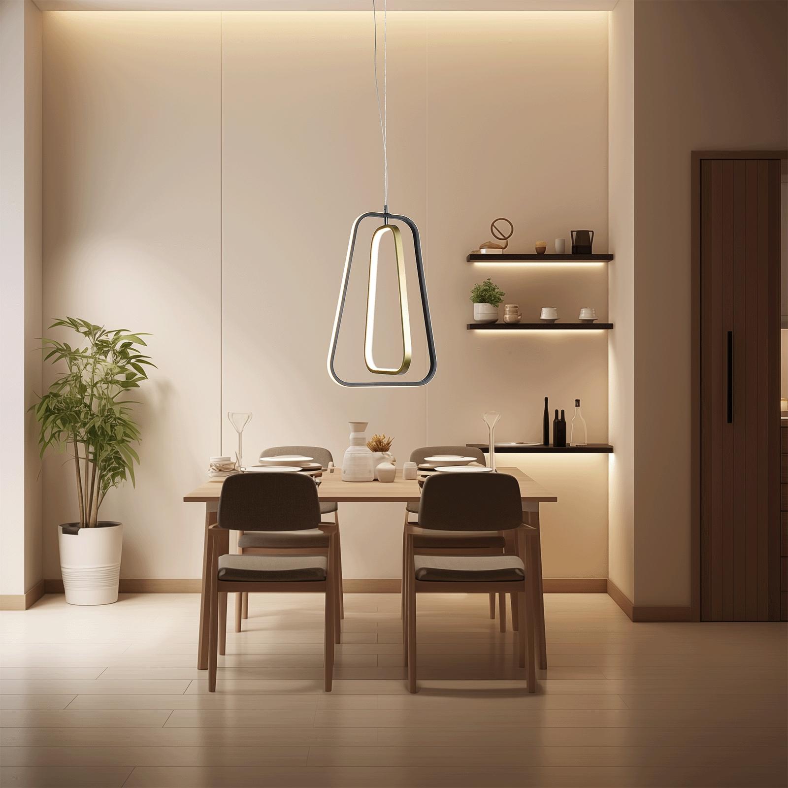 Aluminum pendant light 36W 6500K