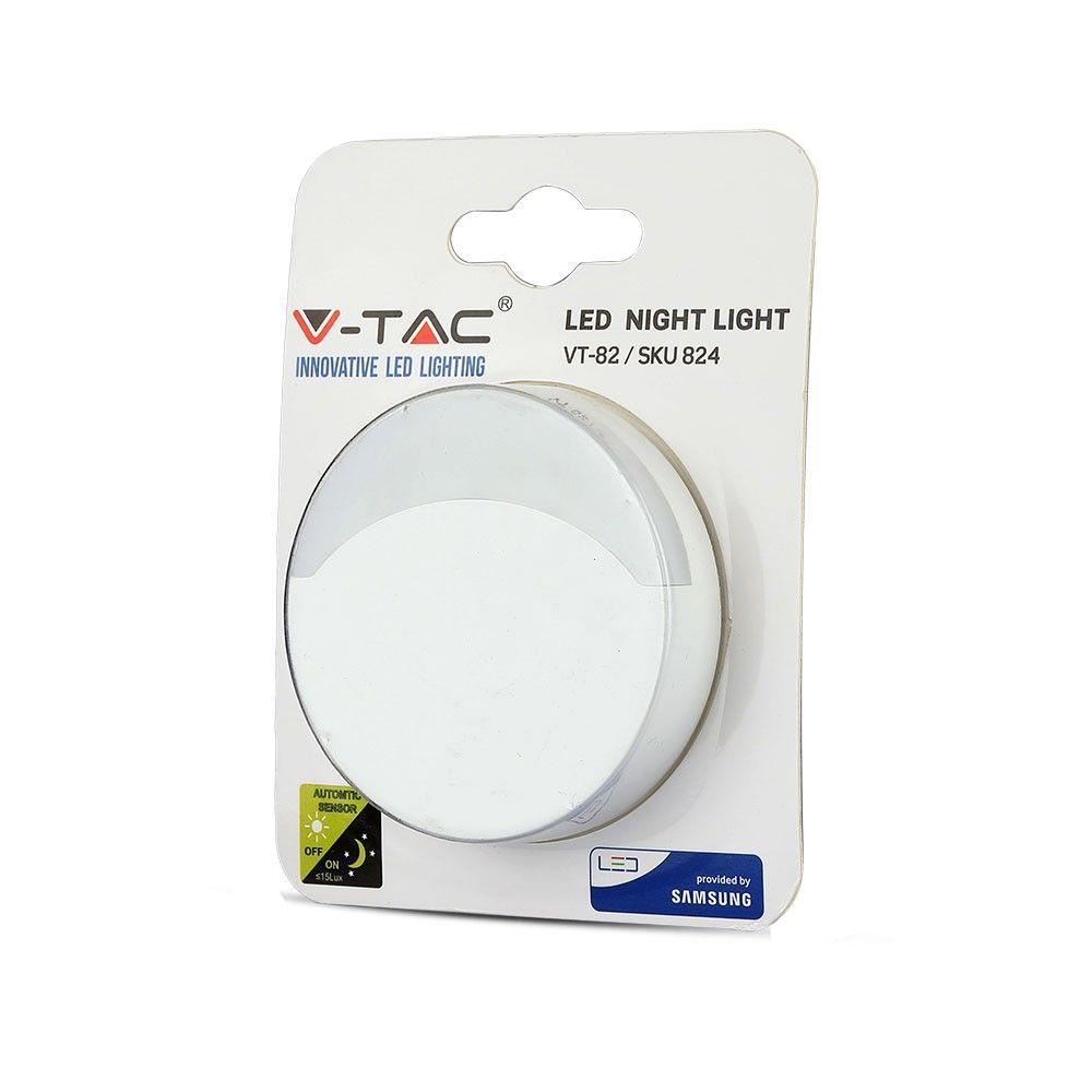 VT-82 0.45W LED NIGHT LIGHT(EU PLUG) SAMSUNG CHIP 4000K ROUND