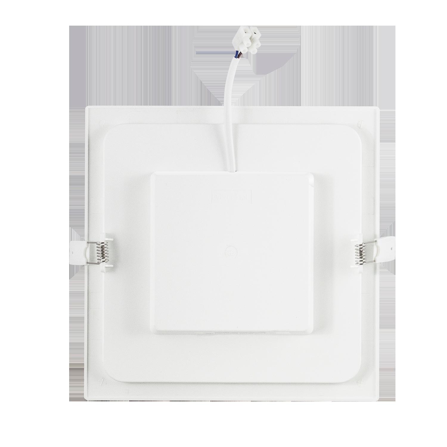 E6 LED Ultra-thin Flush-mounted Square Downlight 12W Natural Light