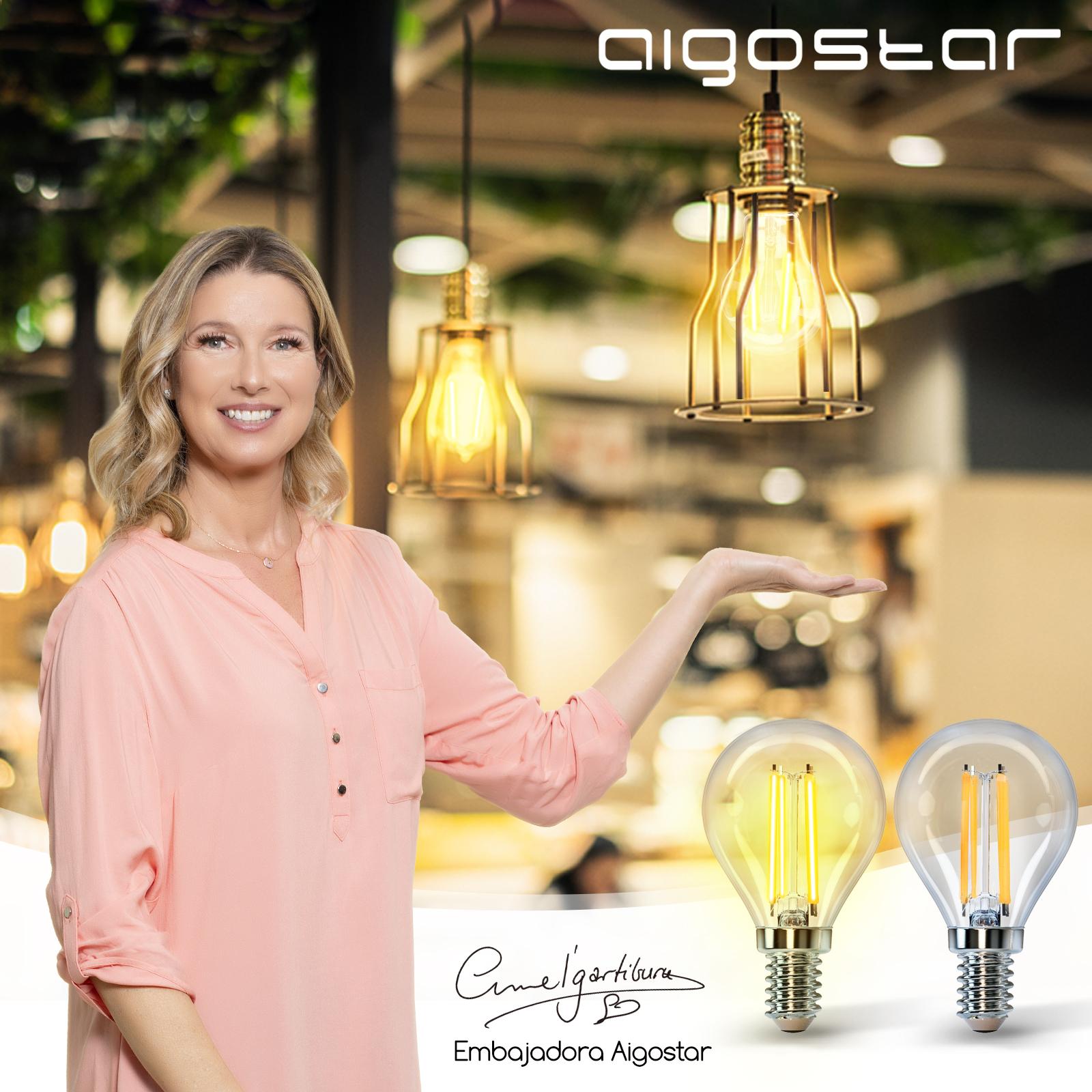 LED Filament Bulb (Clear) G45 E14 4W