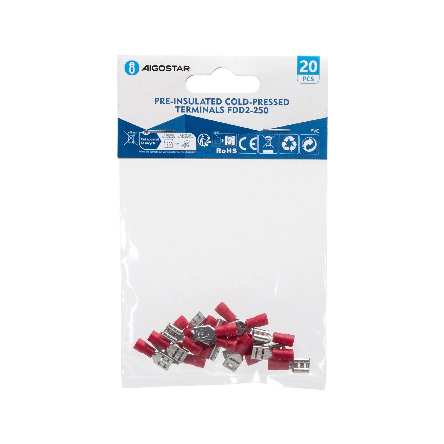 FDD2-250 Terminal Blocks Red