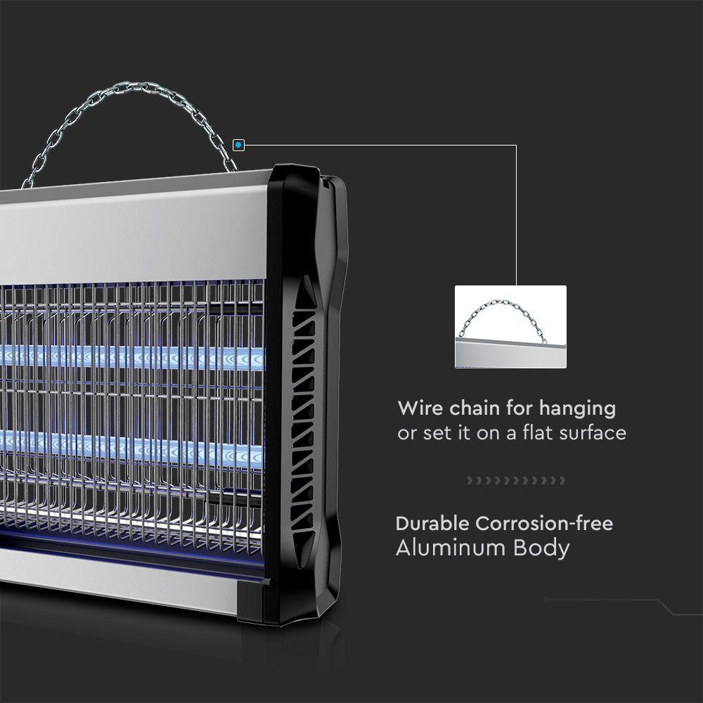 VT-3240 2*20W ELECTRONIC INSECT KILLER (EU PLUG) COVERAGE-150m2