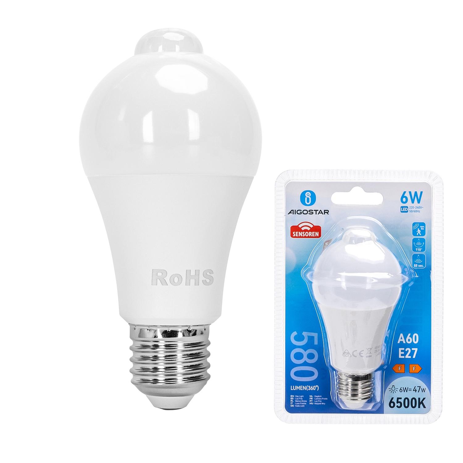 LED E27 6W A60 ( Sensor bulb )