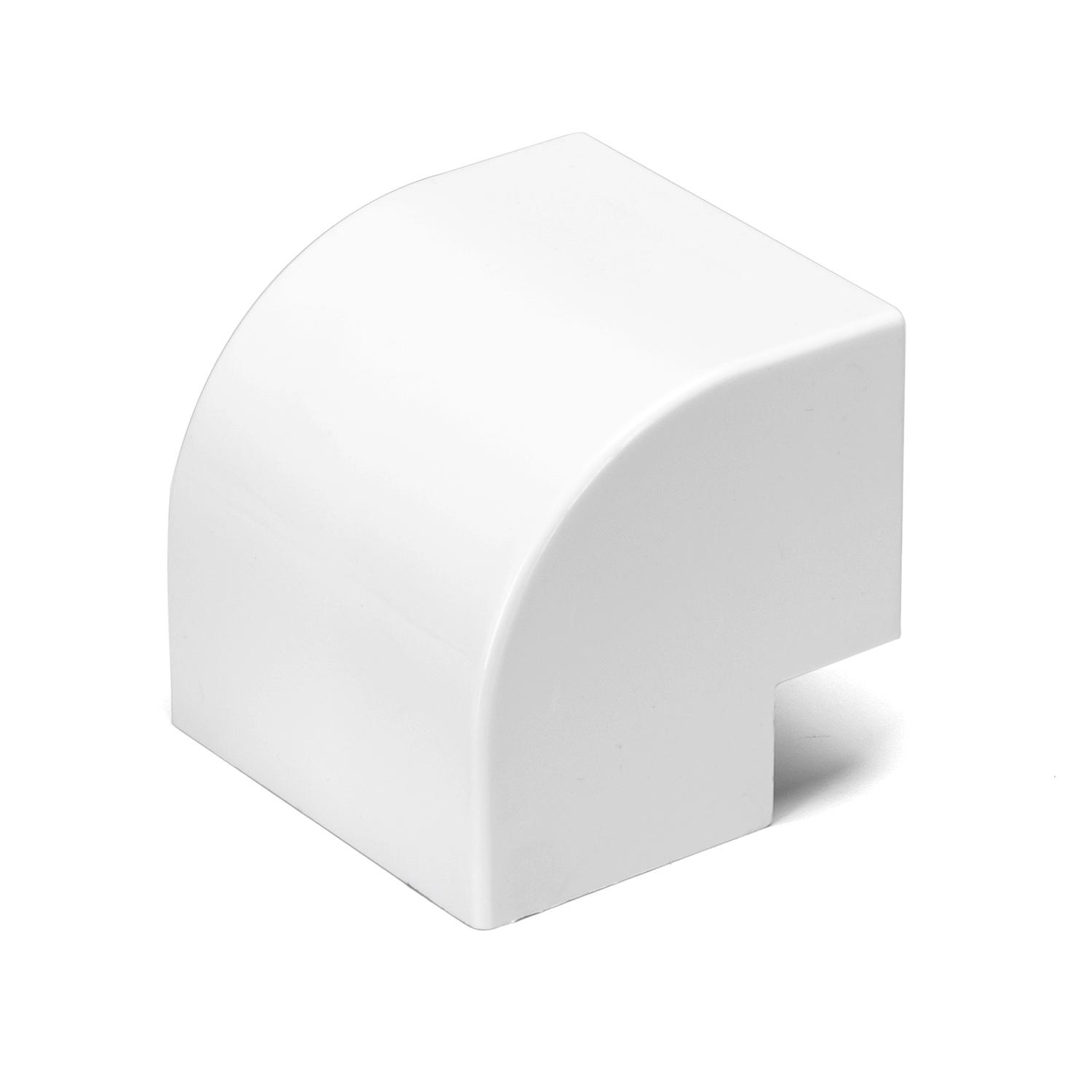 PVC Square Trunking External Bend White 60*40mm 4pcs