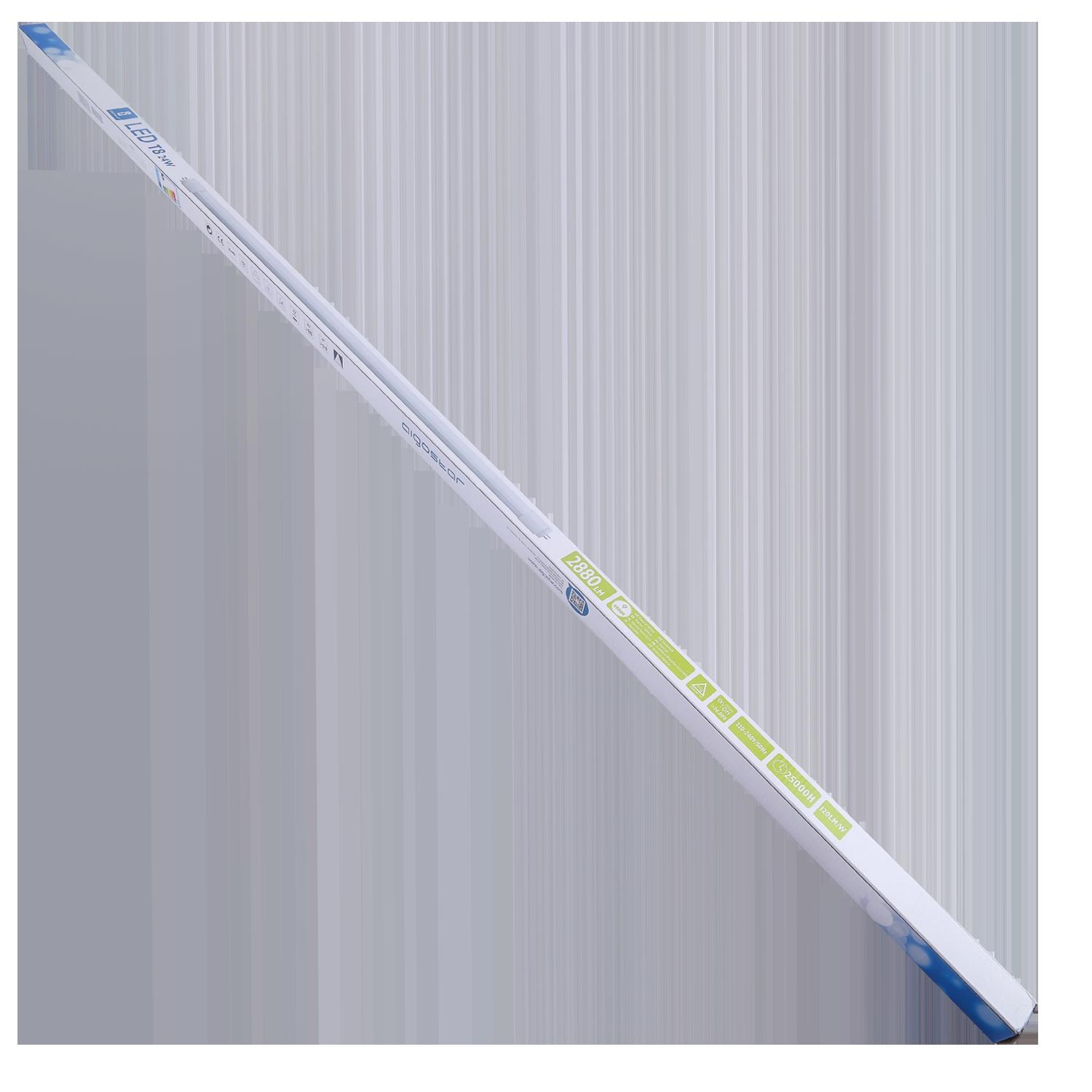 LED Half-aluminium Half-plastic T8 Light Tube 1.5m 24W