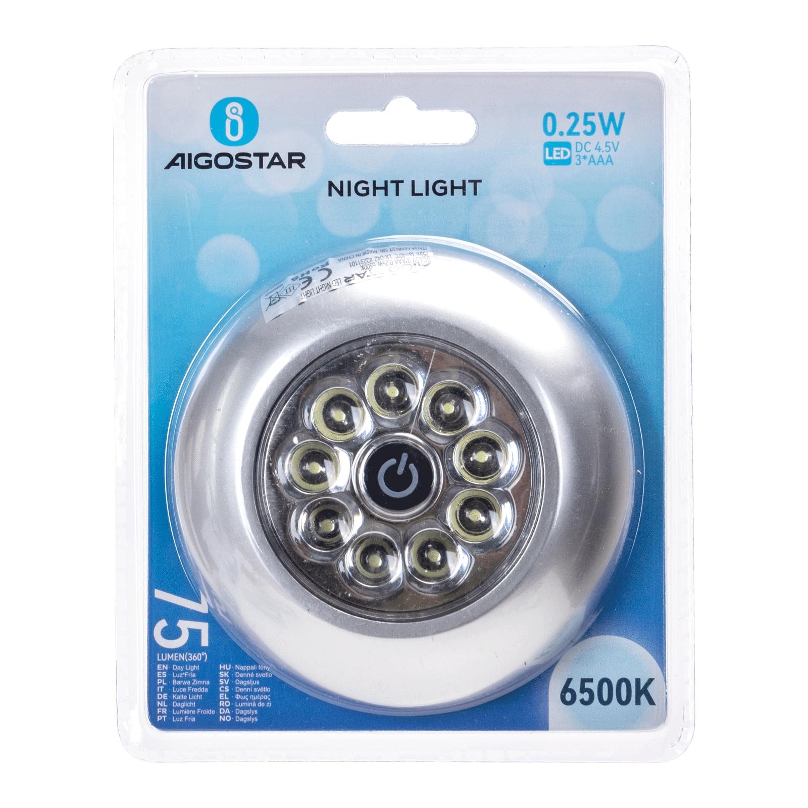 Night light 6500K 3AAA