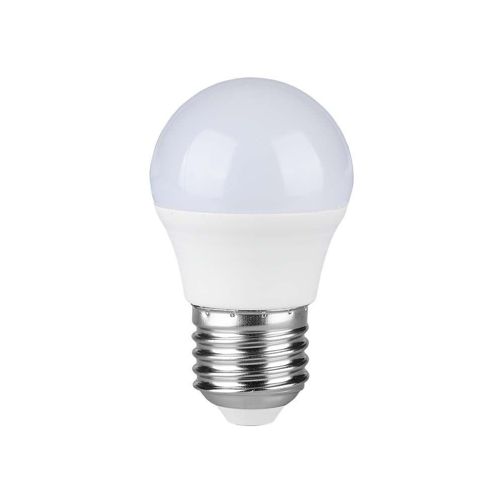 4.5W G45 Żarówka LED, Chip SAMSUNG, Barwa:3000K, Trzonek:E27, VTAC, SKU 21174