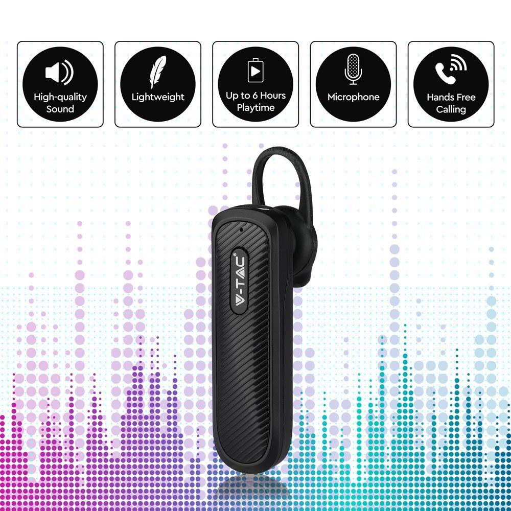 VT-6700 BLUETOOTH HEADSET-70mah BATTERY-BLACK