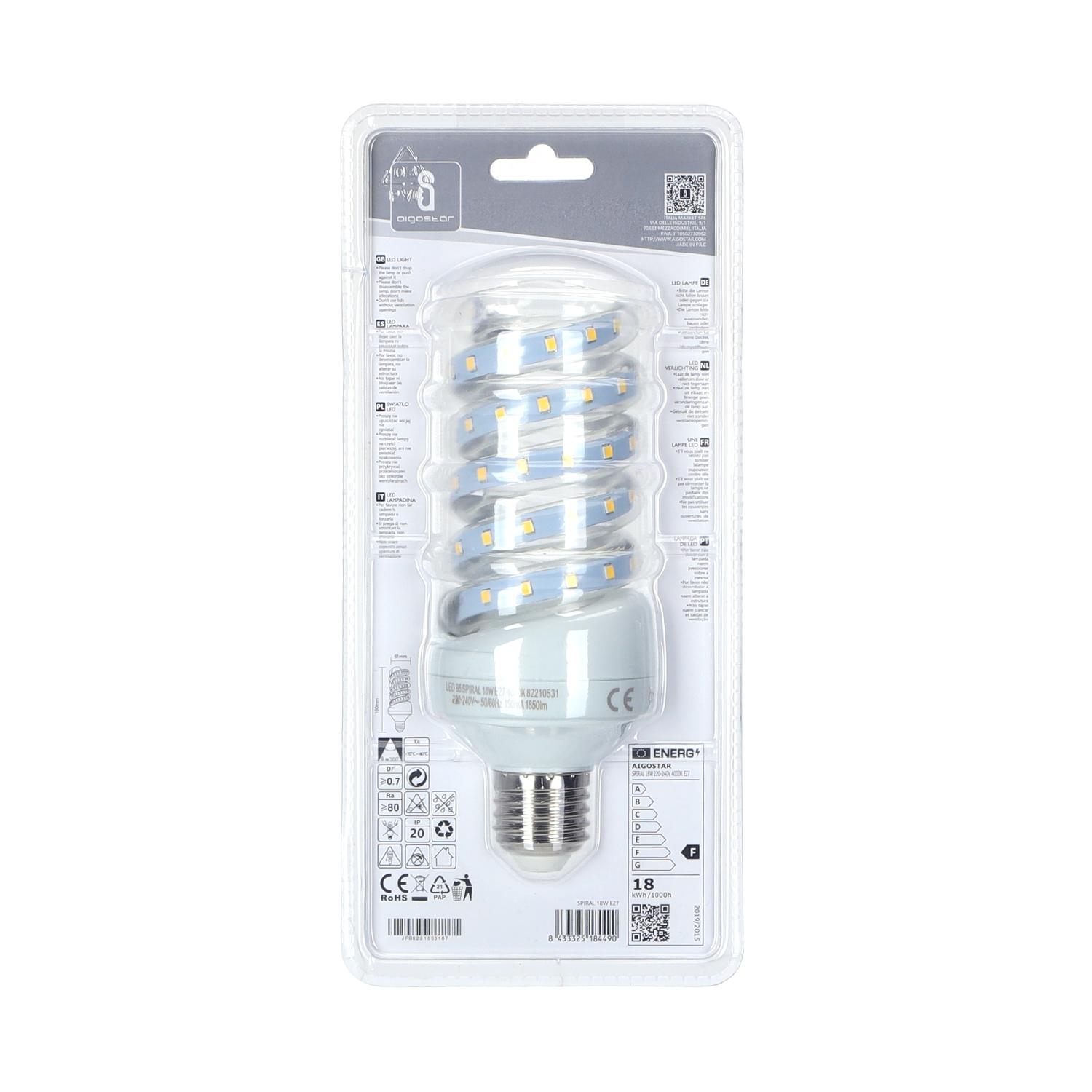 lampa spiralna LED B5