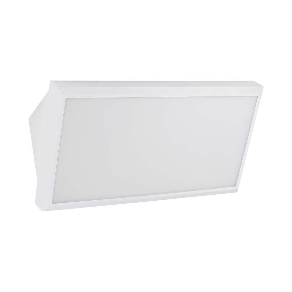 20W Lampa ścienna LED, Ukośna, Barwa:4000K, Obudowa: Biała, VTAC, SKU 6817