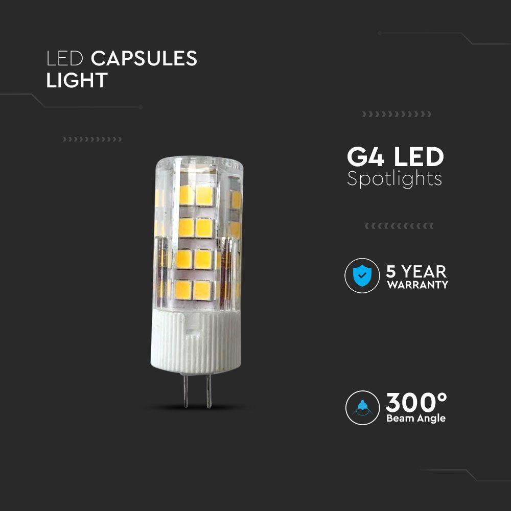 VT-234 3.2W G4 PLASTIC SPOTLIGHT SAMSUNG CHIP 3000K