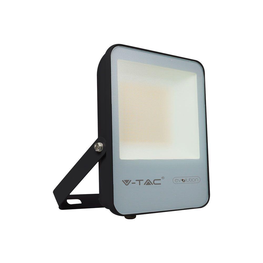 VT-30185 30W LED FLOODLIGHT 6400K BLACK BODY GREY GLASS 185LM/W