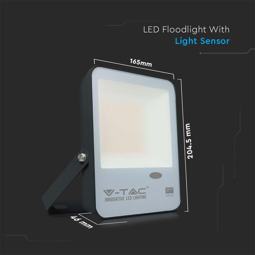 VT-37 30W PHOTOCELL SENSOR FLOODLIGHT SAMSUNG CHIP 3000K