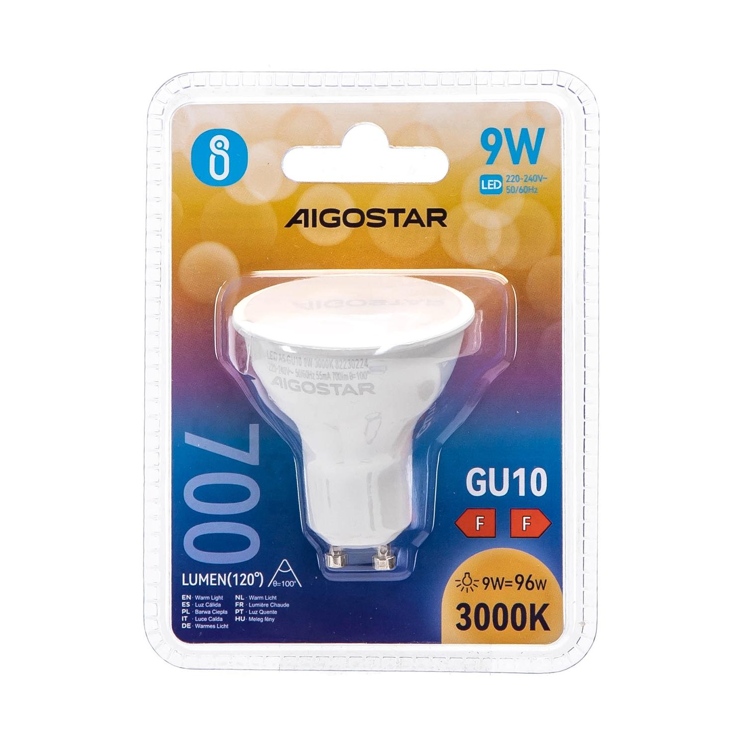 LED GU10 9W