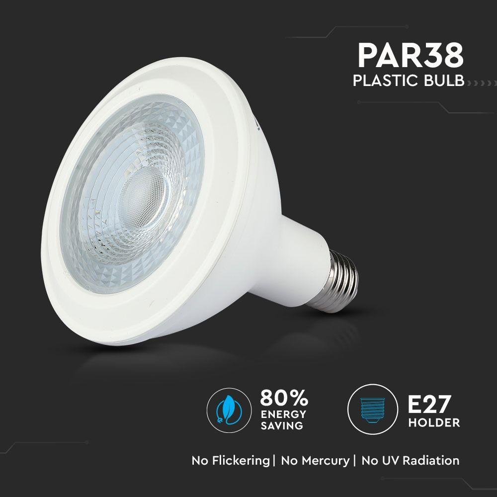 14W PAR 38 Żarówka LED, Chip SAMSUNG, Barwa:4000K, Trzonek:E27, VTAC, SKU 151