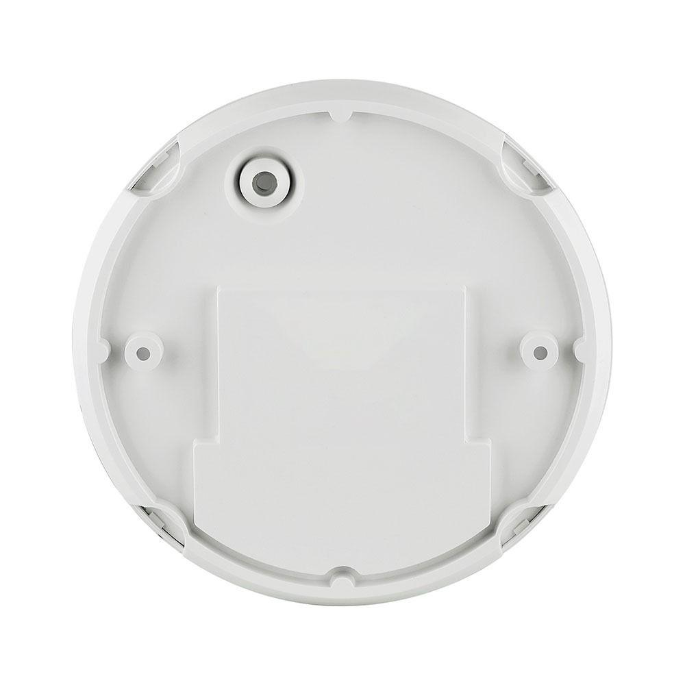 VT-8015 12W FULL ROUND IP54 DOME LIGHTS 3000K WHITE BODY