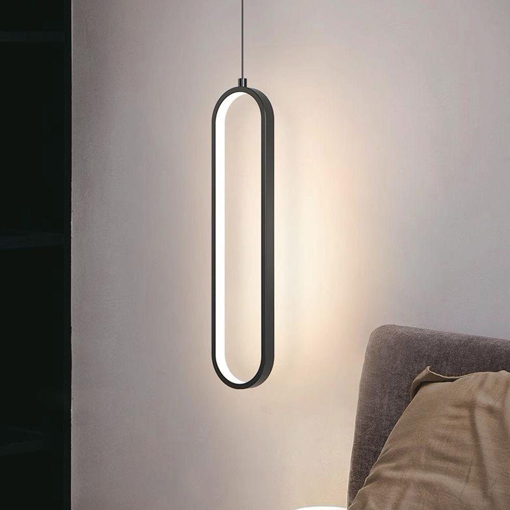 VT-7829 13W LED HANGING LAMP 40CM 4000K BLACK BODY